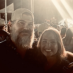 Picture of My Wife Amanda and myselt at Clint Black!