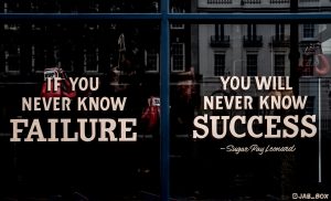 Motivational If you never know failure, you can never know success